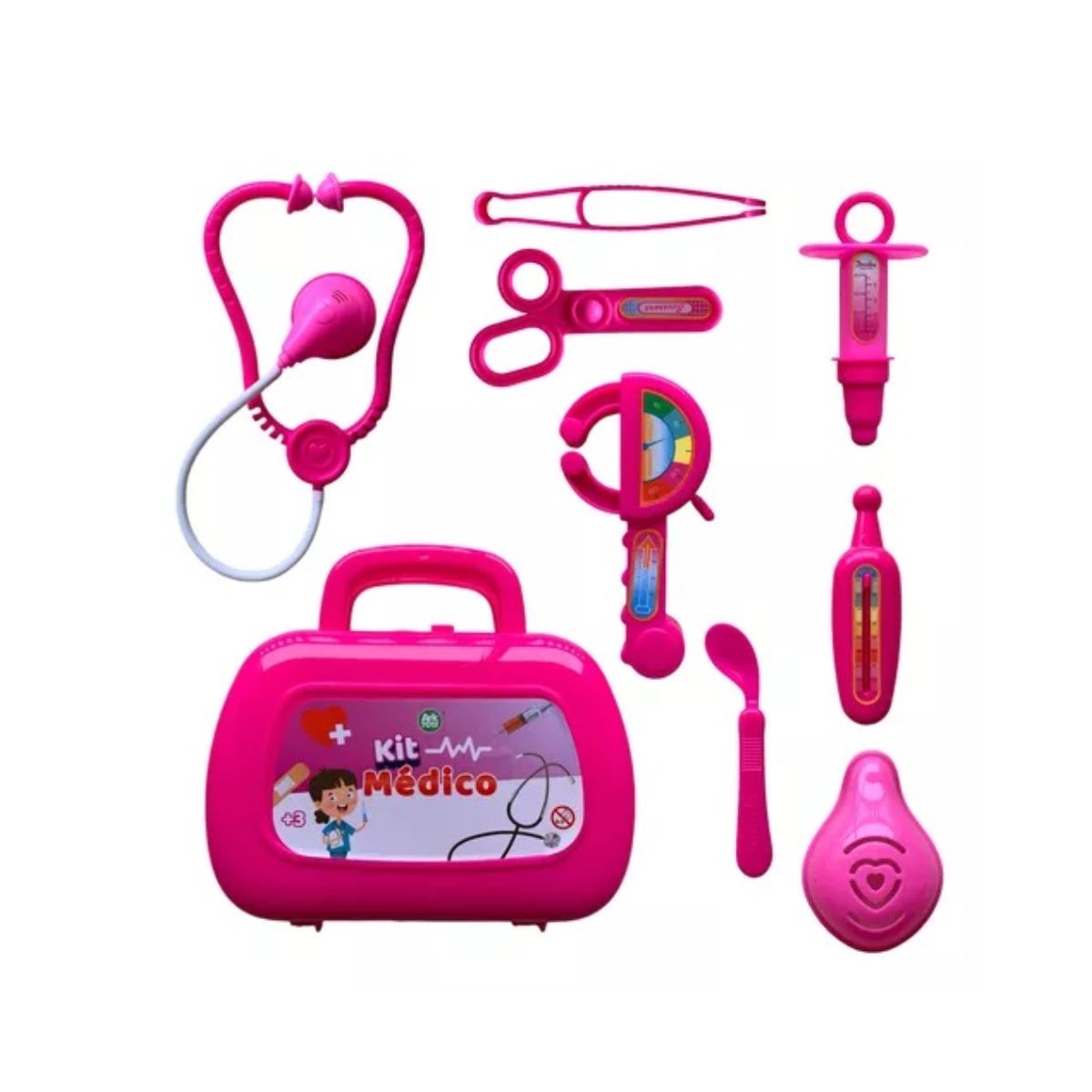 Brinquedo Kits Com 2 Maletas Médicos Infantil - Ark Toys Brinquedo Kits Com 2 Maletas Médicos Infantil - Ark Toys